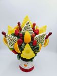 Holiday Fresh Fruit Arrangement w/ white chocolate trees